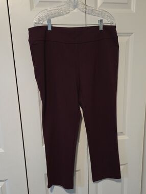 No Boundaries Wine Colored pull-on ladies pants size PXL